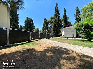 השכרת גדר זמנית מעוגלת עם מסך הסתרה, גבעת חביבה - תמונה: 19