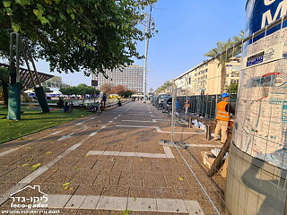 מכירה והתקנה גדר זמנית סטנדרט בכיכר רבין תל אביב - תמונה: 4