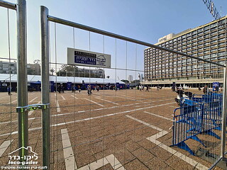 מכירה והתקנה גדר זמנית סטנדרט בכיכר רבין תל אביב - תמונה: 2