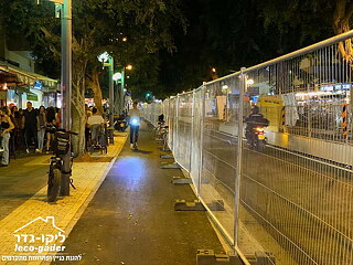 התקנת לילה ברחוב דיזנגוף תל אביב - תמונה: 2
