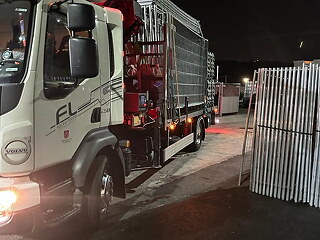 ביצוע עבודת לילה בחולון, מכירה 805 מ׳ גדר זמנית - ייצור ליקו גדר - תמונה: 7