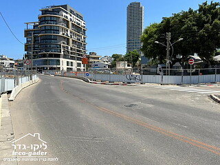 עבודת גדר משולבת ייצור ליקו גדר - רחוב סלמה תל אביב - תמונה: 1