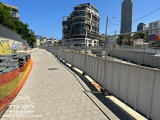 עבודת גדר משולבת ייצור ליקו גדר - רחוב סלמה תל אביב - תמונה: 3