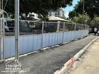 עבודת גדר משולבת ייצור ליקו גדר - רחוב סלמה תל אביב - תמונה: 8