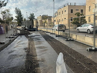 פרויקט שביל האופניים ברחוב שאולזון בירושלים - תמונה: 9