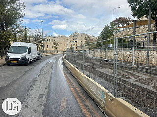 פרויקט שביל האופניים ברחוב שאולזון בירושלים - תמונה: 1